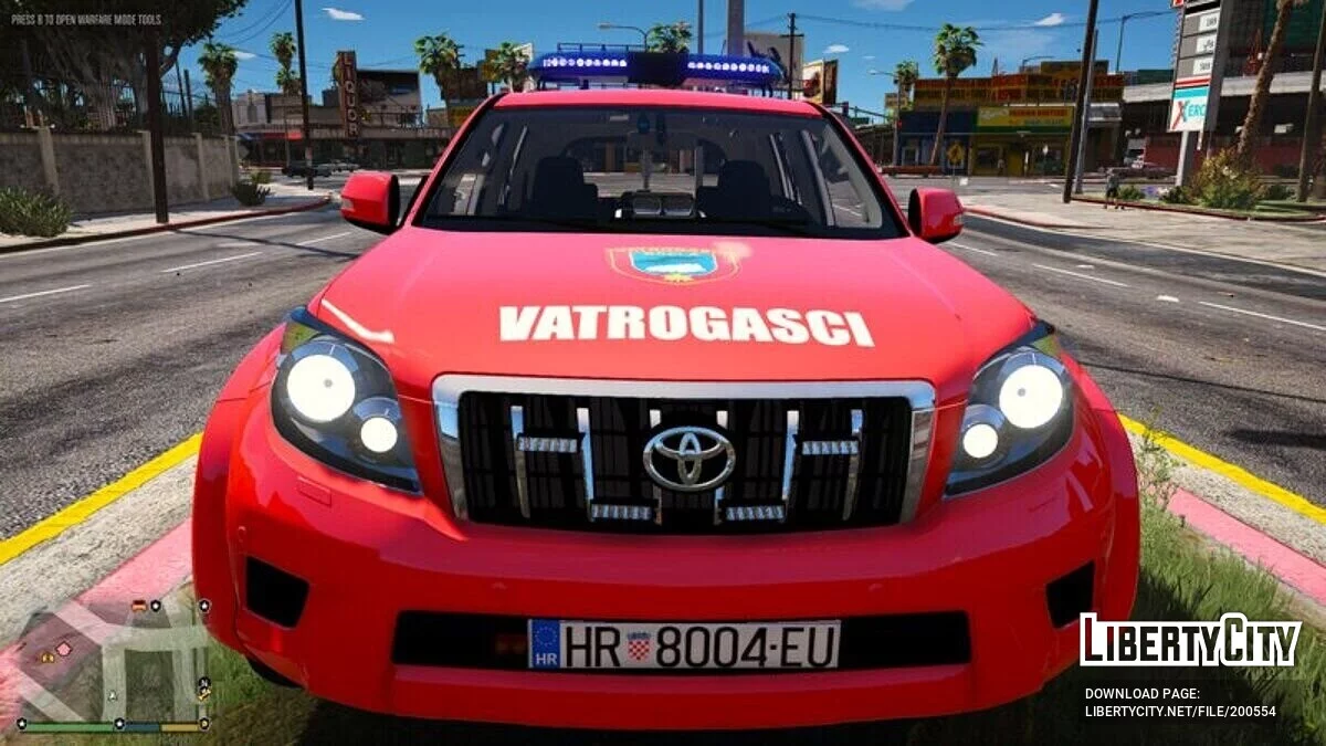 Toyota Land Cruiser Prado - Пожарная Служба / GTA 5