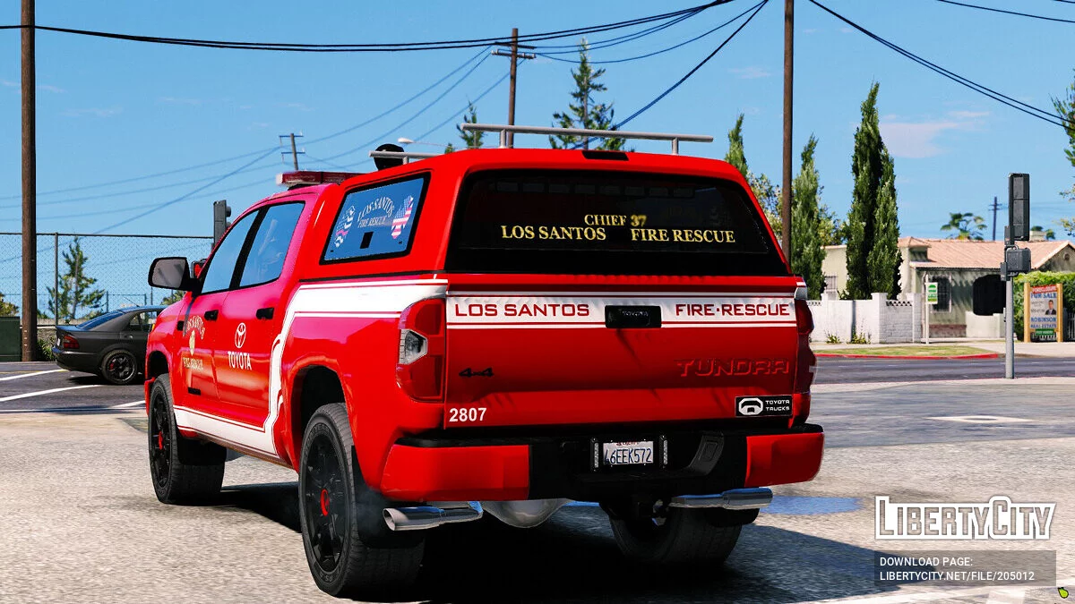 2019 Toyota Tundra Fire Dept v1.1 / GTA 5