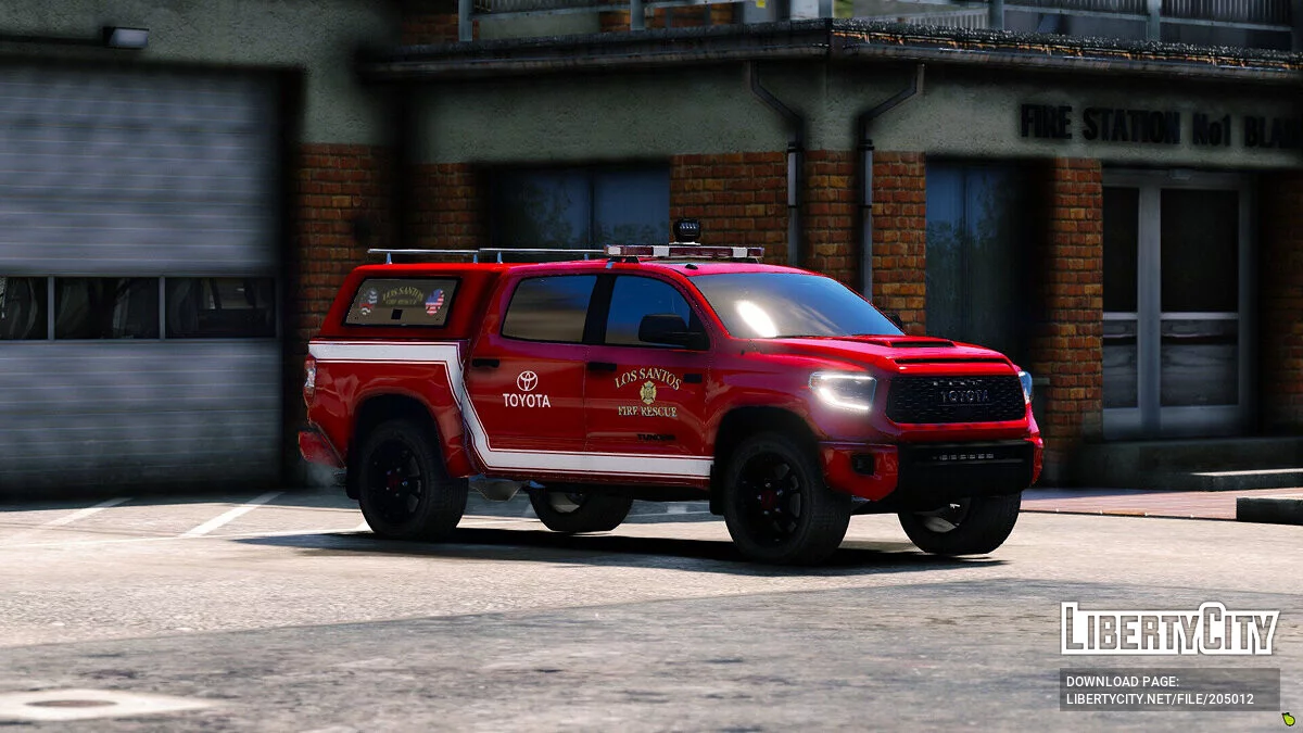 2019 Toyota Tundra Fire Dept v1.1 / GTA 5