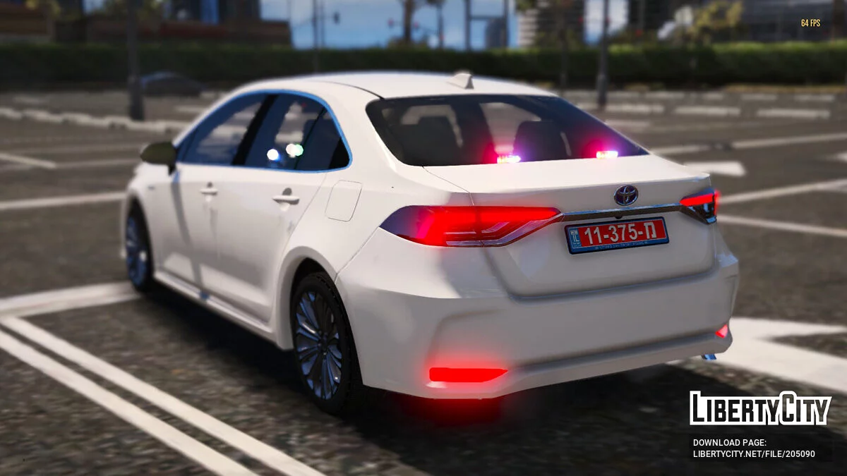 2020 Toyota Corolla não marcado / GTA 5