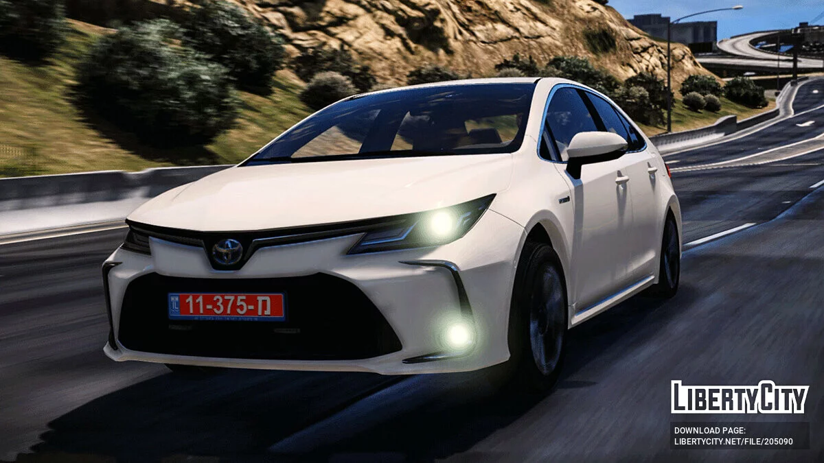 2020 Toyota Corolla não marcado / GTA 5