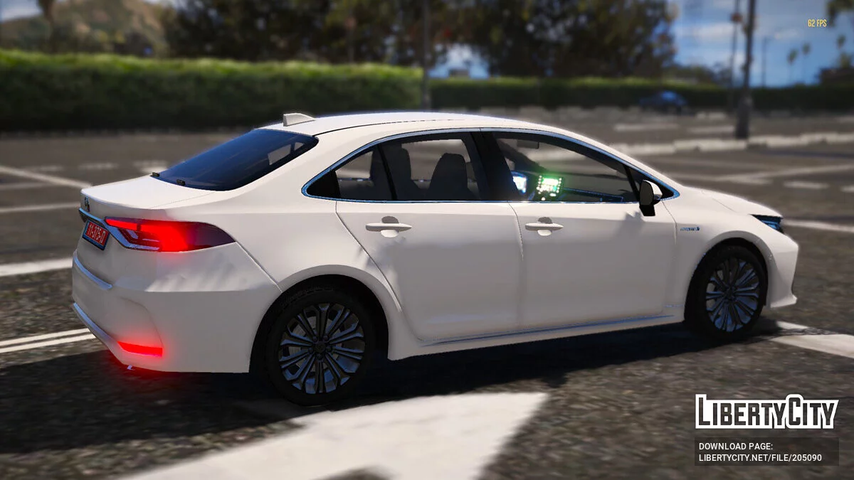 2020 Toyota Corolla não marcado / GTA 5