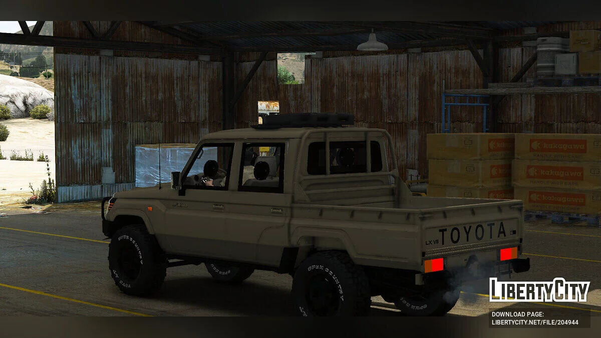 Toyota Land Cruiser GR Pick Up Armored v1.0 / GTA 5