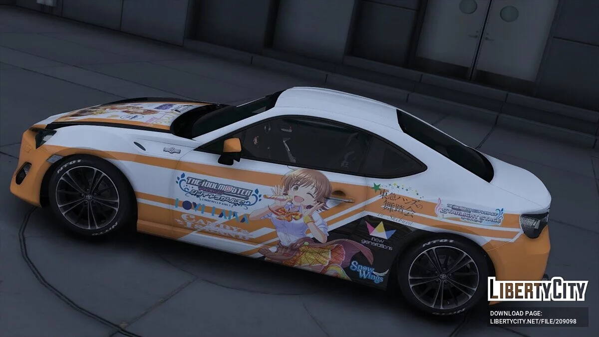 Toyota GT86 Itasha Mio Honda / GTA 5