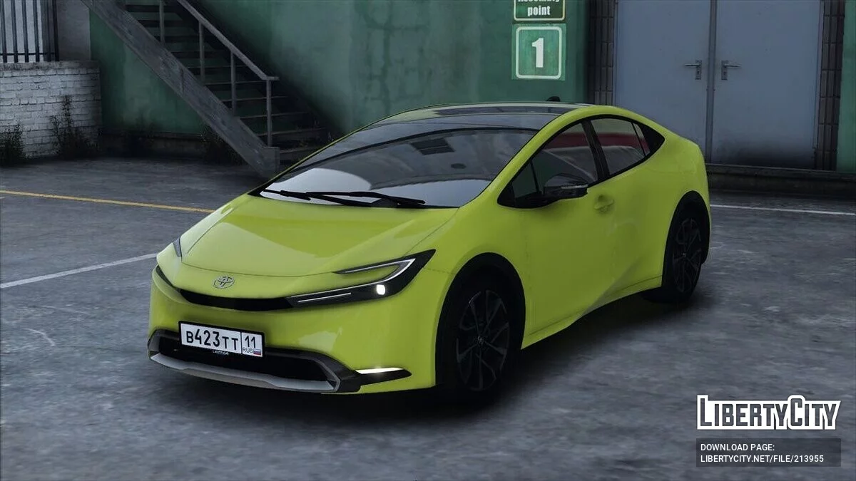 2024 Toyota Prius [Add-On | RU Plates | Extras] / جي تي أي 5