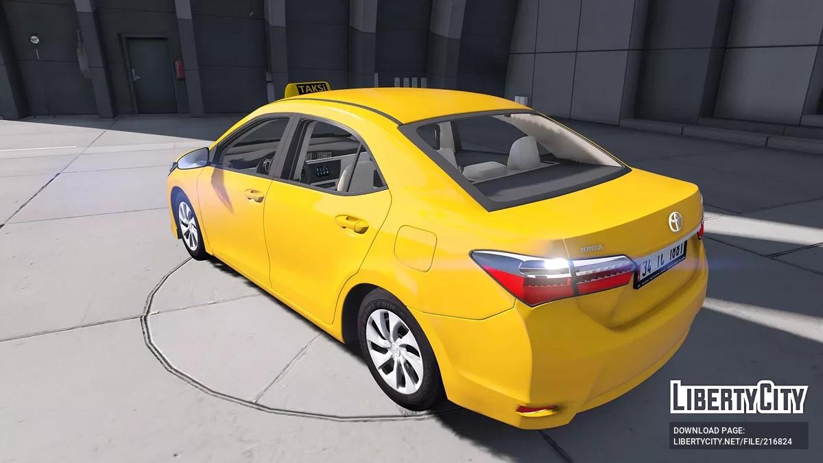Toyota Corolla Etiket Táxi / GTA 5