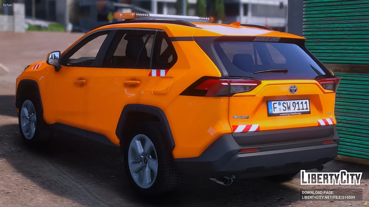 Toyota RAV4 Hybrid Stadtwerke Frankfurt / GTA 5