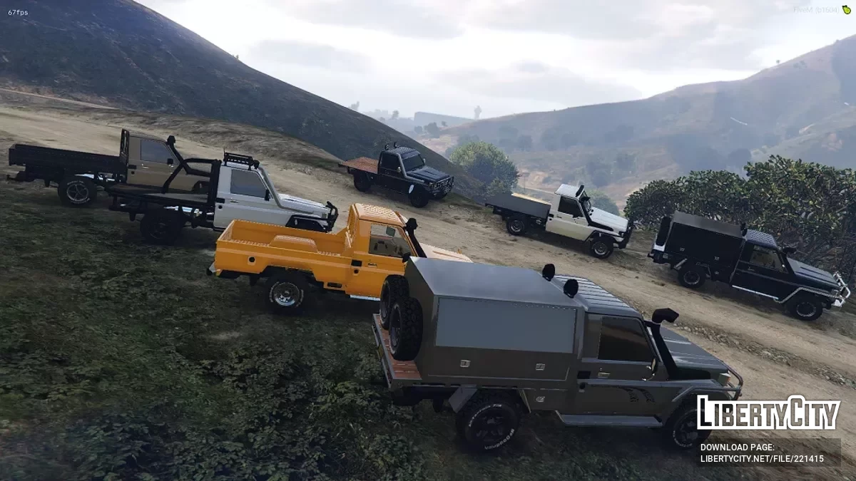 Toyota 75 series pack Troopcarrier v1 / GTA 5