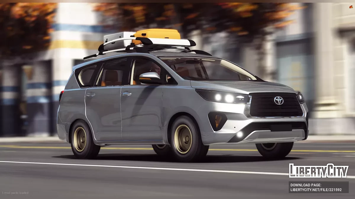 Toyota Innova Crysta/Reborn 2022 + Roof Rack / GTA 5