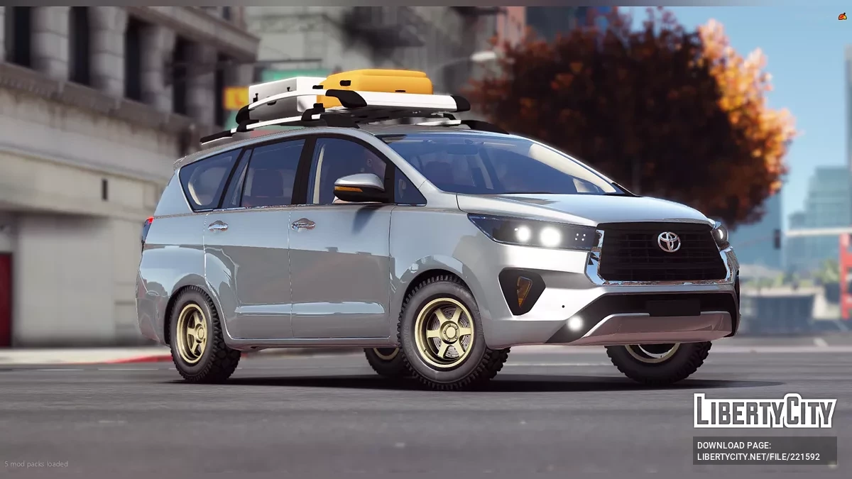 Toyota Innova Crysta/Reborn 2022 + Roof Rack / GTA 5