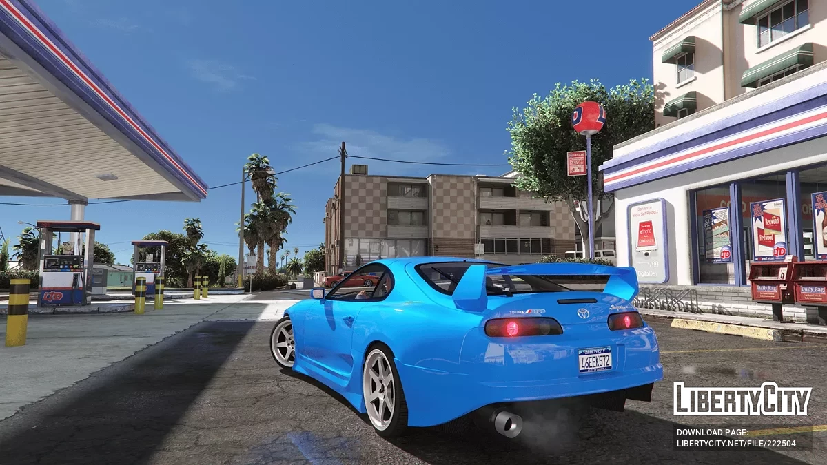 تويوتا سوبرا ل GTA V معززة V1.0 / جي تي أي 5