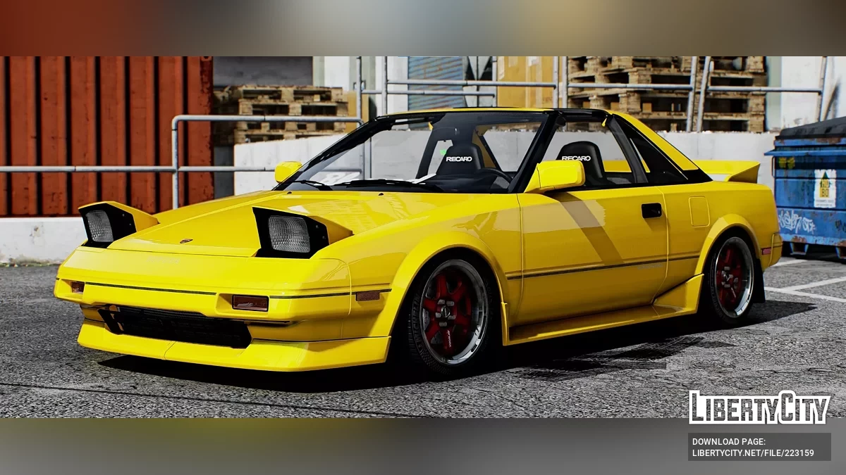 Toyota MR2 1989 Animated Audio player / GTA 5