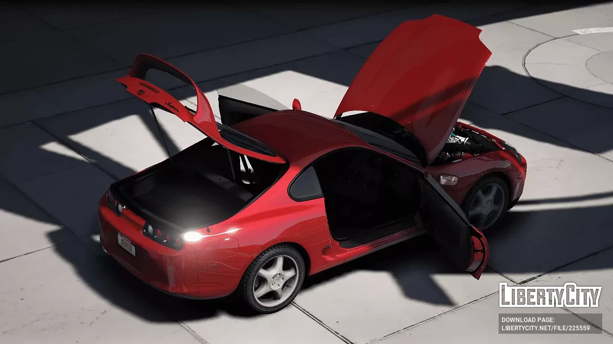 Toyota Supra RZ 1998 v1.0 / GTA 5