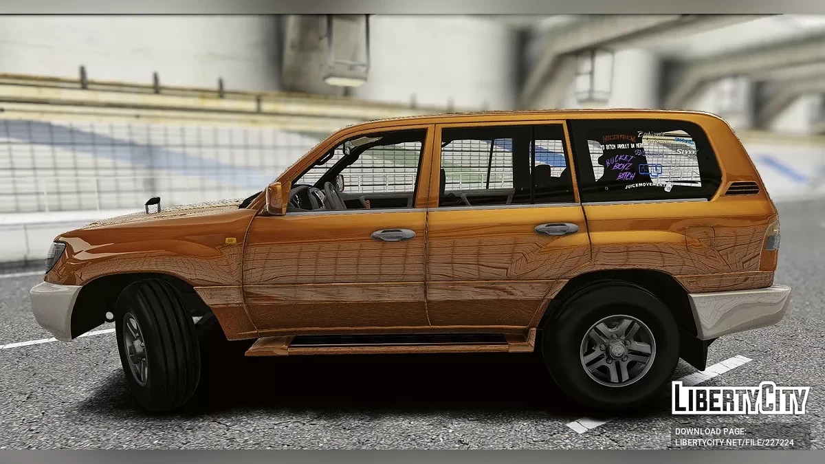 定制调校的丰田FJ陆地巡洋舰GXR幻灯片 / GTA 5
