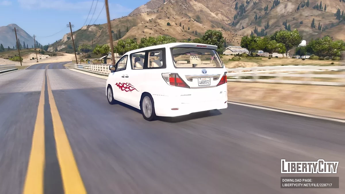 Toyota Alphard 350X GGH20 2012 Гібрид / GTA 5