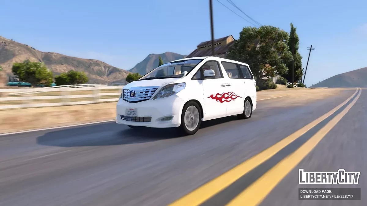 Toyota Alphard 350X GGH20 2012 Гібрид / GTA 5