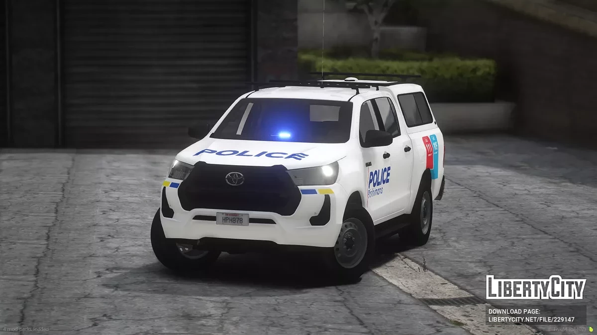 Toyota Hilux Police de Nouvelle-Zélande / GTA 5