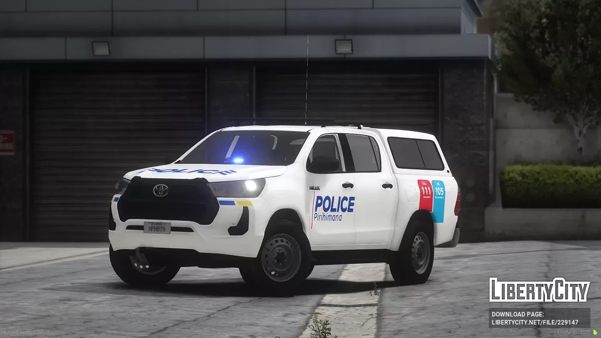 Toyota Hilux Police de Nouvelle-Zélande / GTA 5