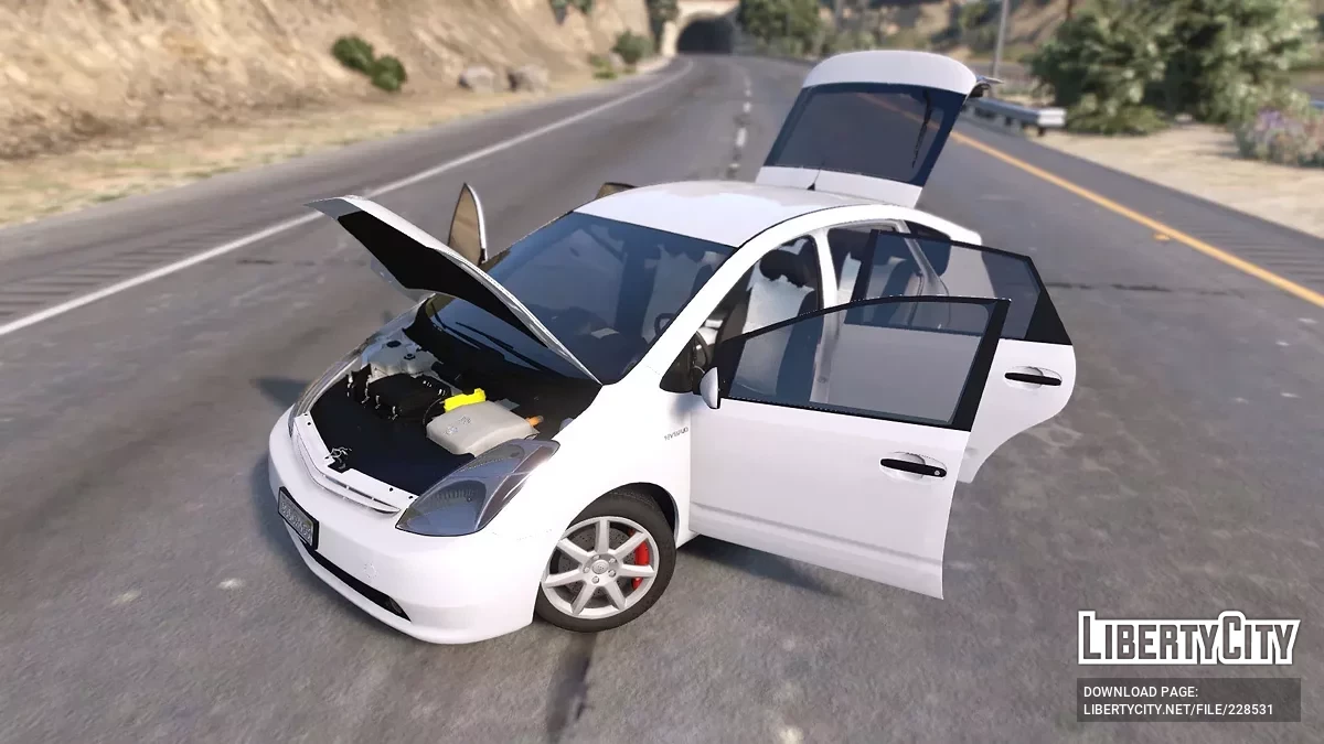 Toyota Prius 2003 Гібрид / GTA 5