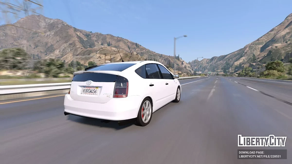 Toyota Prius 2003 Гібрид / GTA 5