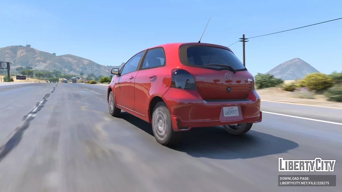 Toyota Vitz 2005 v1.0 / GTA 5