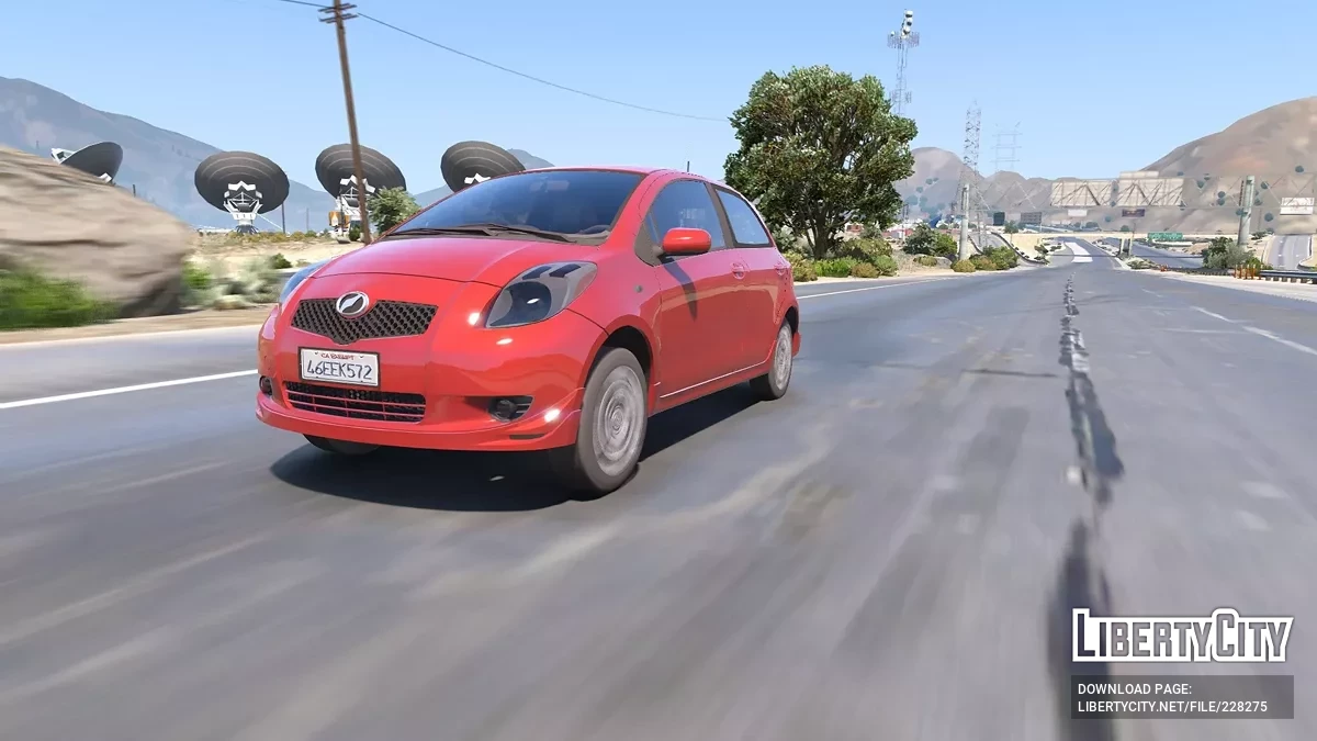 Toyota Vitz 2005 v1.0 / GTA 5