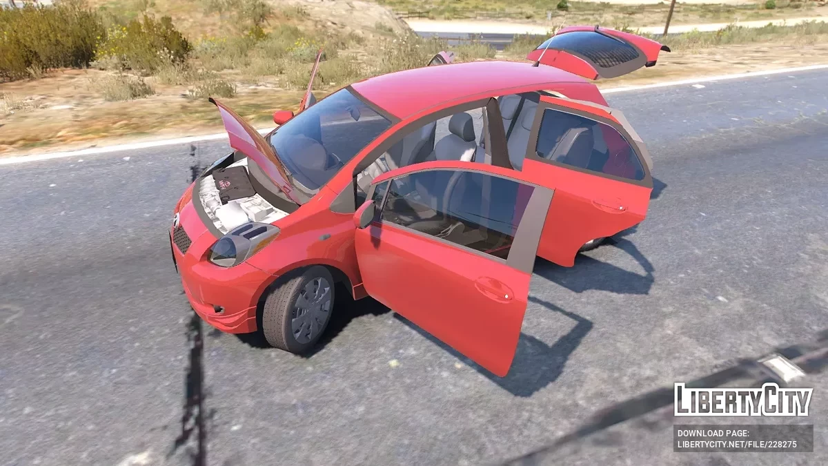 Toyota Vitz 2005 v1.0 / GTA 5