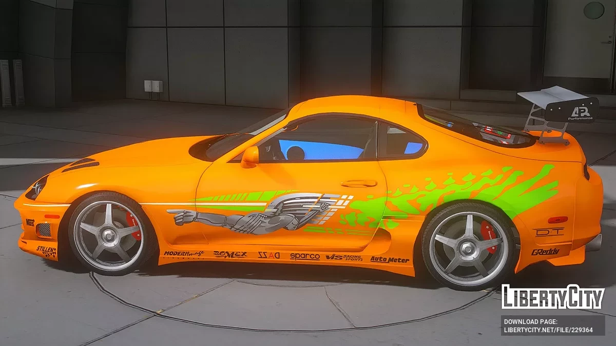 Fast and Furious Filminden Toyota Supra MK4 / GTA 5