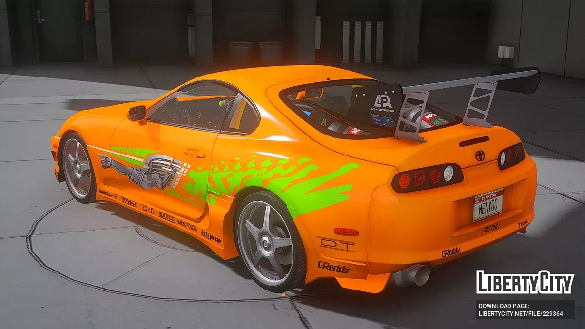 Fast and Furious Filminden Toyota Supra MK4 / GTA 5