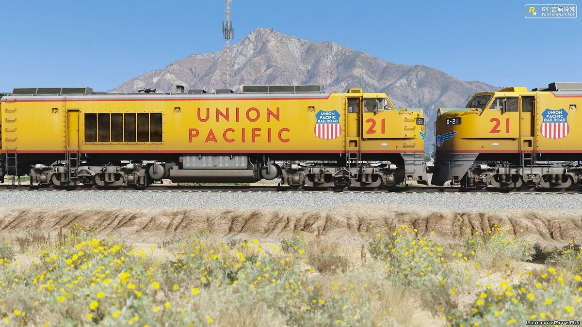 Locomotoras de gas turbina-eléctricas Union Pacific de 8500 HP [Complemento | Reemplazar] 1.0 / GTA 5