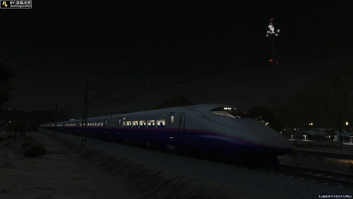 Shinkansen E2-1000 Series High-Speed Train E2-1000 [Add-On] 1.0 / GTA 5