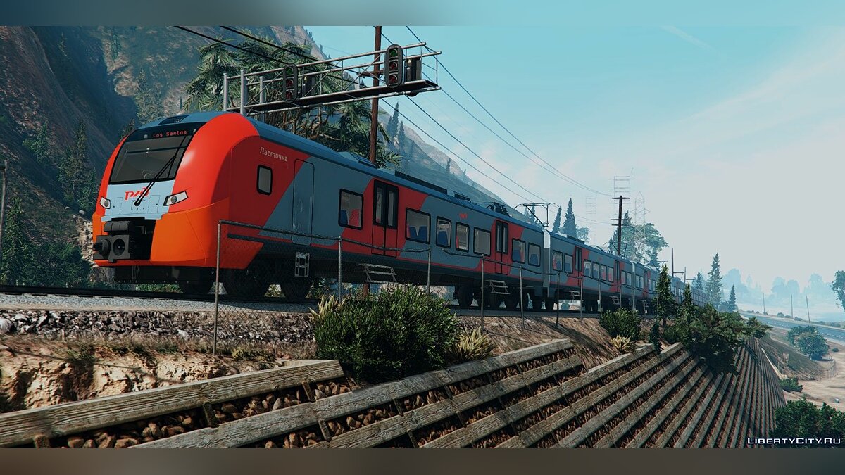 гта 5 поезд на русском фото 1