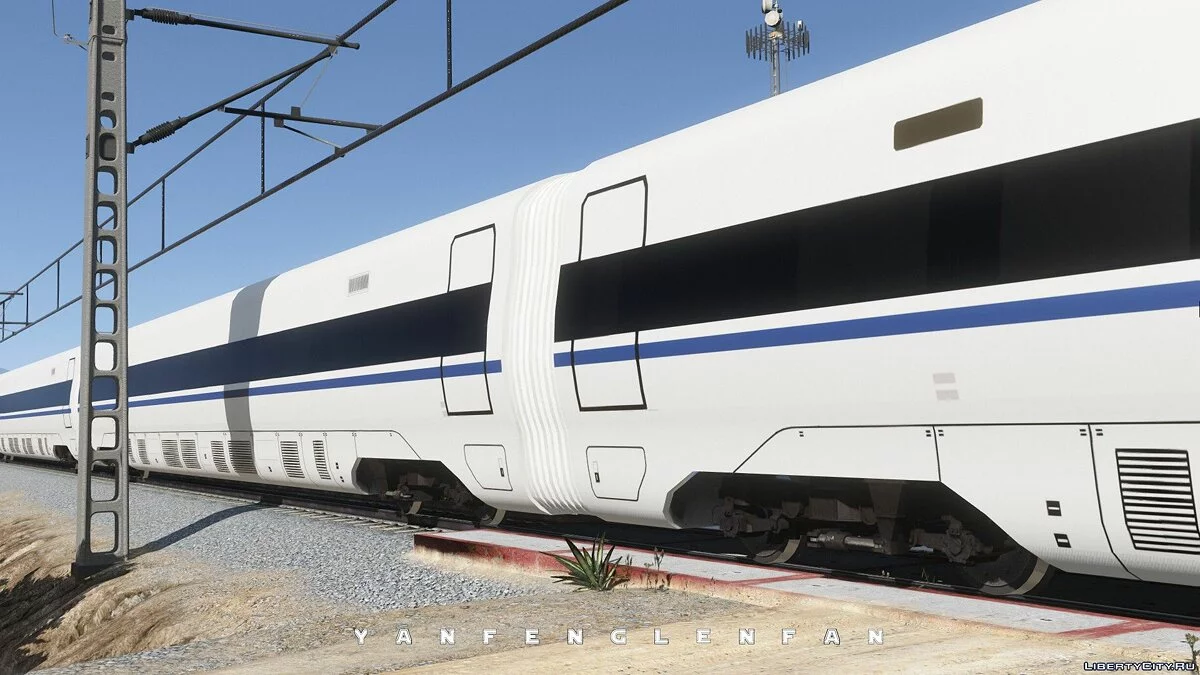 Високошвидкісний поїзд CRH380D EMU Китаю / GTA 5