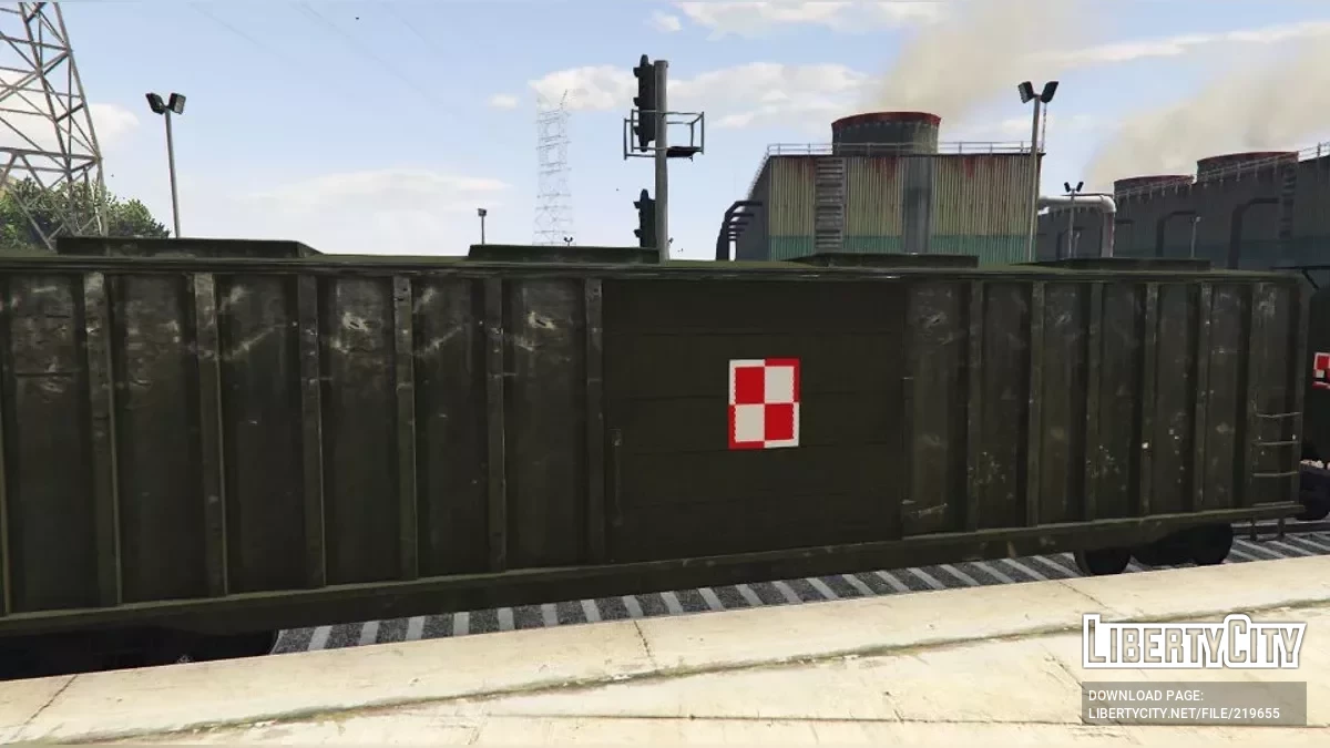 Train Militaire Polonais Polski Poland Polska / GTA 5