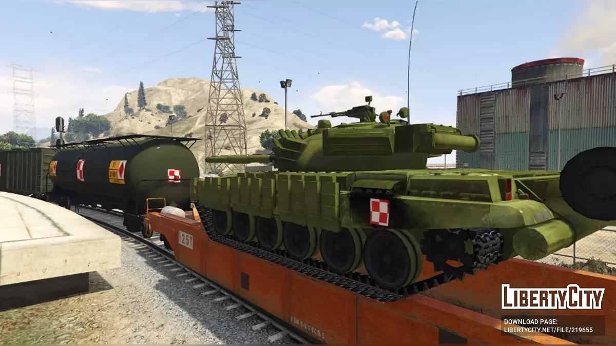 Train Militaire Polonais Polski Poland Polska / GTA 5
