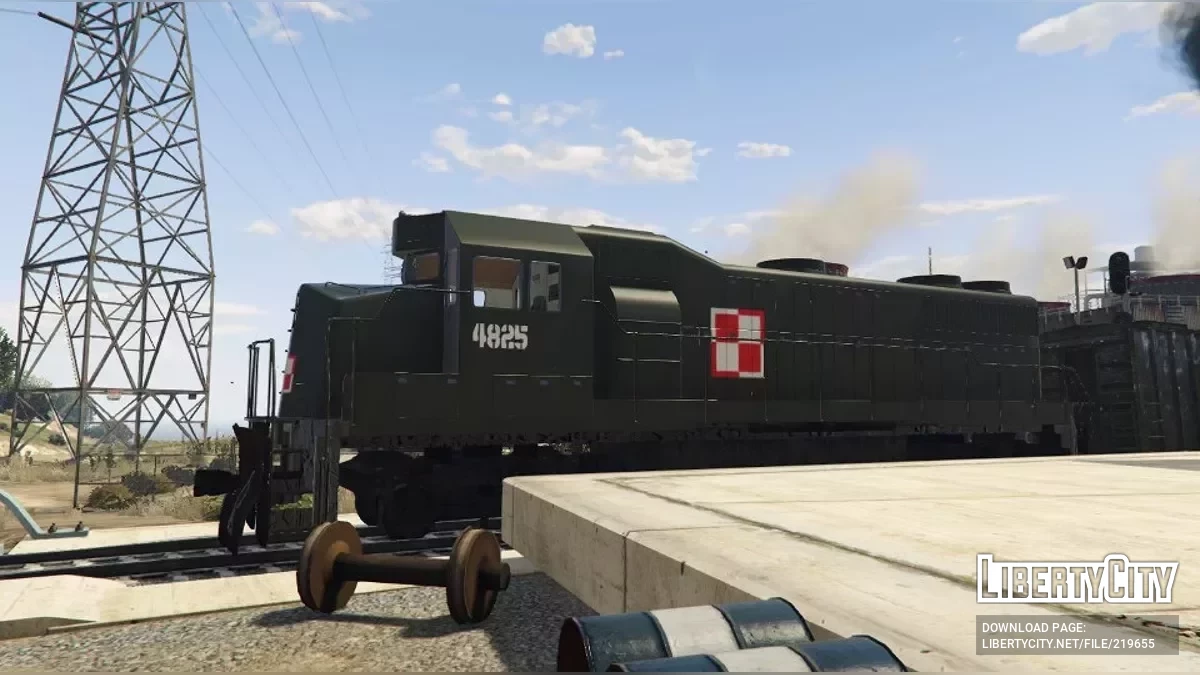 Train Militaire Polonais Polski Poland Polska / GTA 5