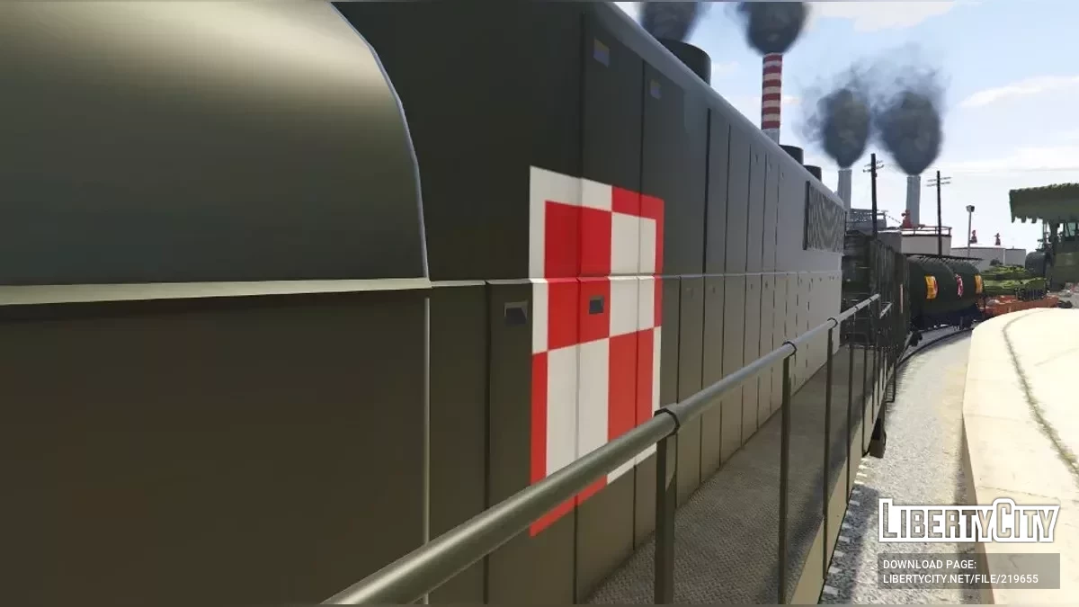 Train Militaire Polonais Polski Poland Polska / GTA 5