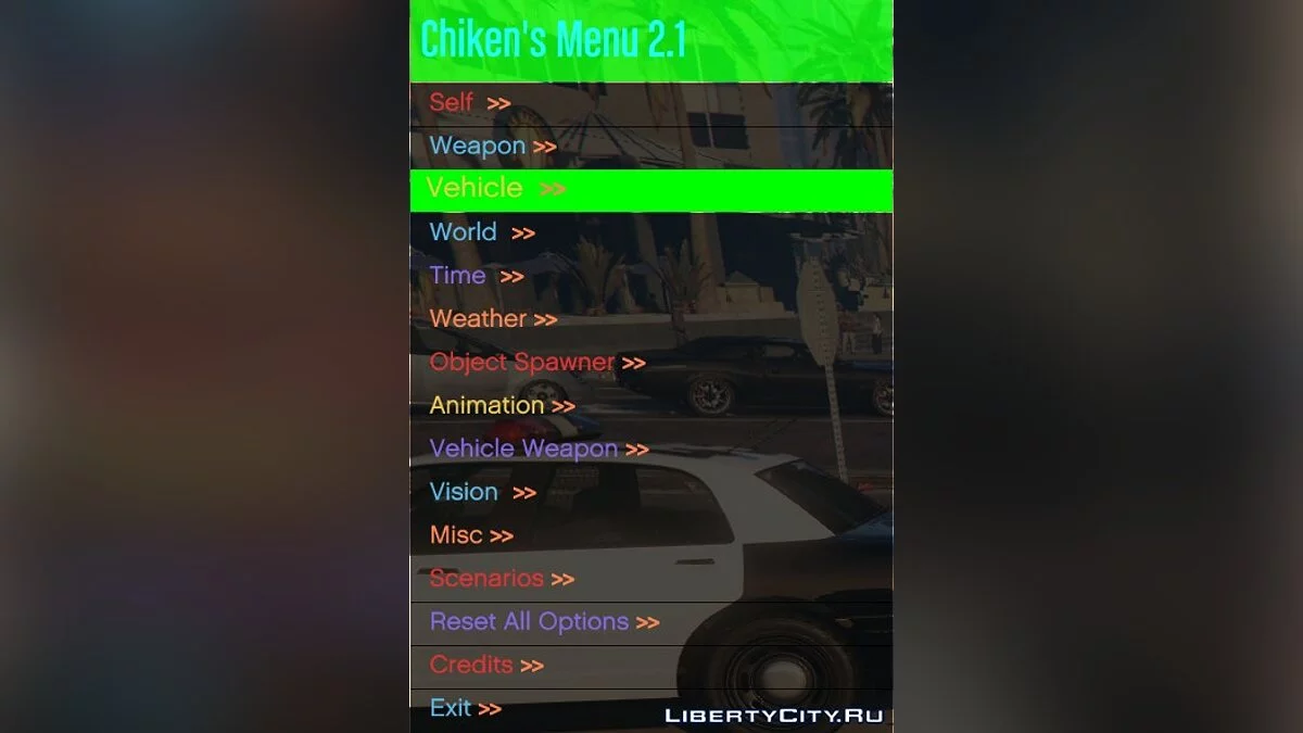 Chiken'sMenu 2.1 (SP Only) / GTA 5