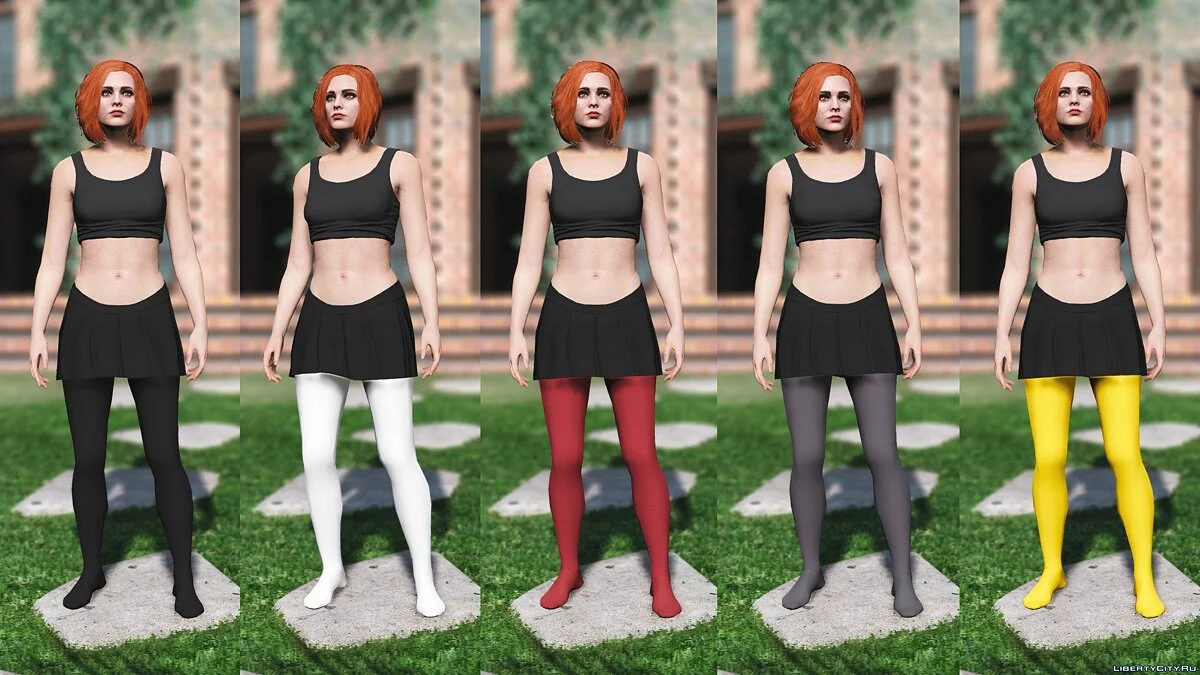 Skirt + Tights (and socks) for MP Female 1.0 / GTA 5