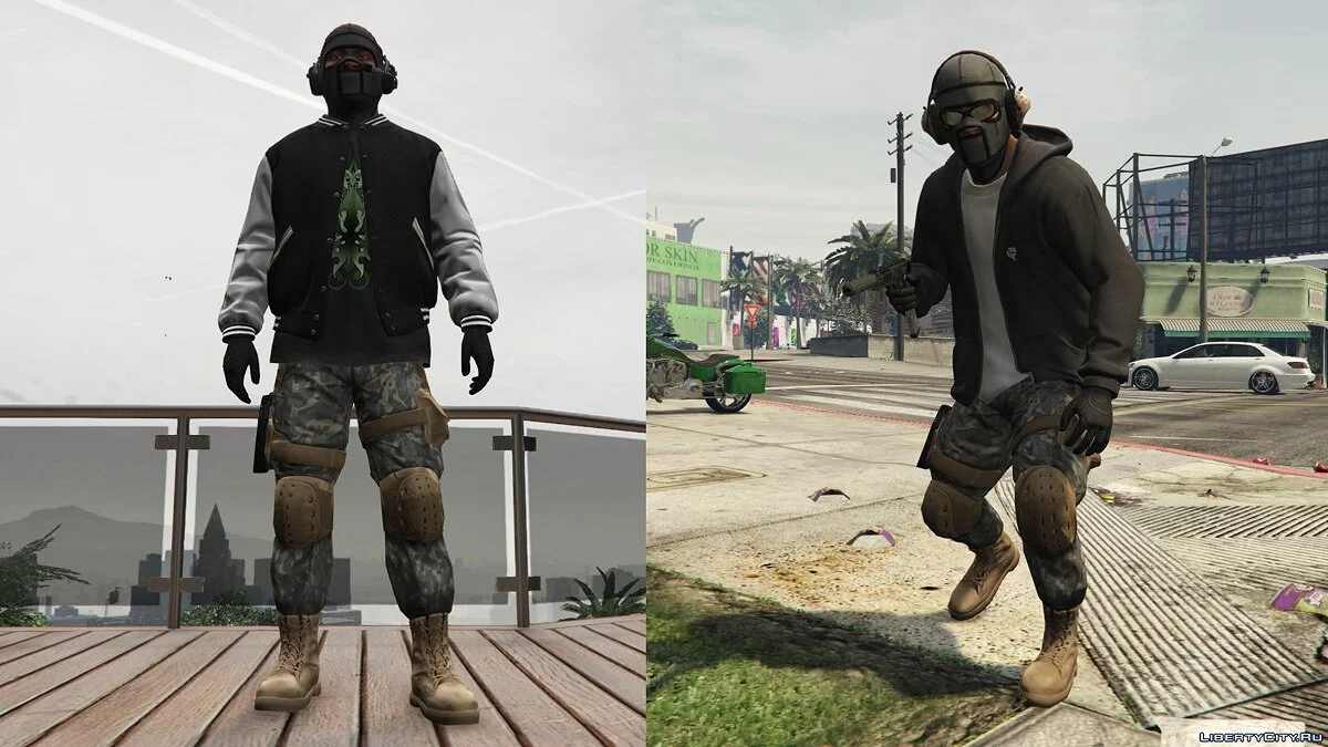 Бойові штани для Тревора, Франкліна та Майкла 1.2 / GTA 5