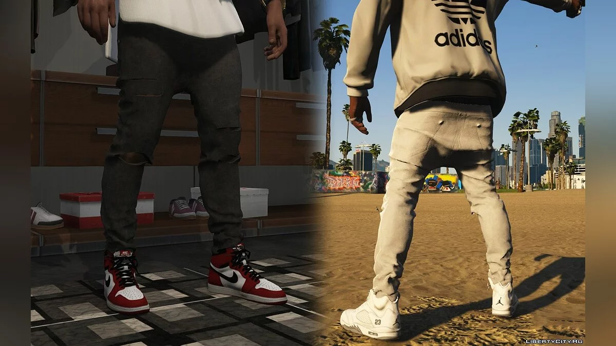 Sagged skinny jeans for Franklin 2.0beta / GTA 5