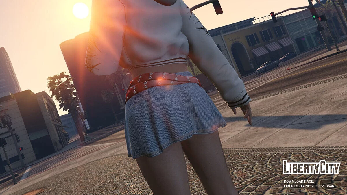 Brianna Skirt для MP Female / GTA 5