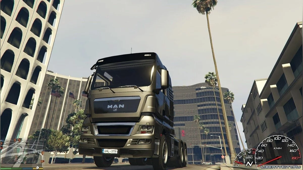 MAN TGX V8 Euroline [Додати / Замінити] / GTA 5