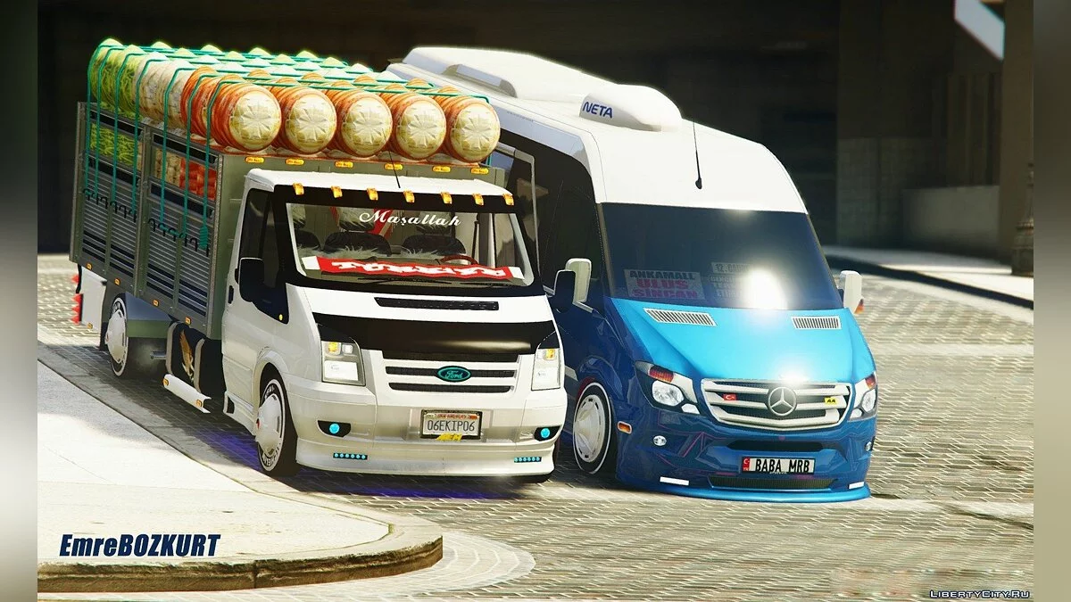 Ford Transit A&#231;&#305;k Kasa [Додаток / Заміна] 1.0 / GTA 5