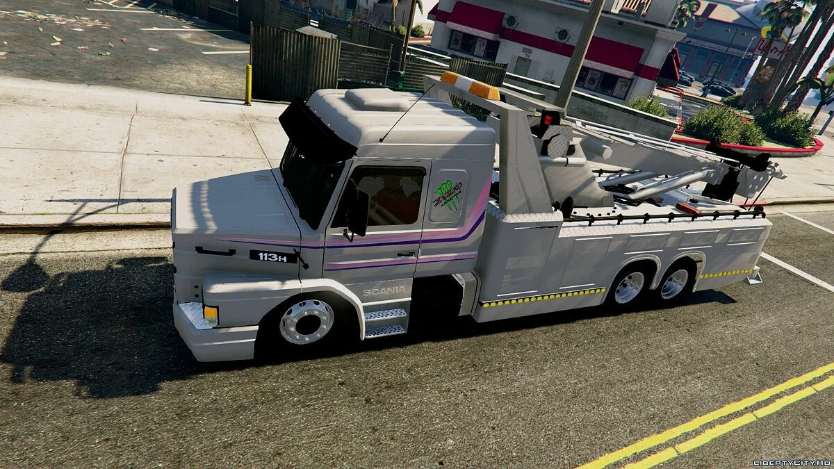 Scania 113H Guincho 4x6 Funcional / GTA 5