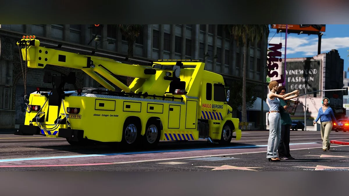 Scania Niederländischer Abschleppwagen [Vorlage] 1.1 / GTA 5