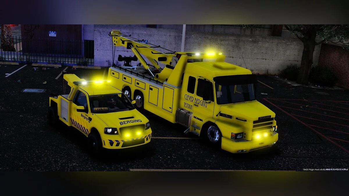 Scania Niederländischer Abschleppwagen [Vorlage] 1.1 / GTA 5
