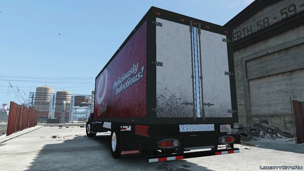 2012 Kenworth T440 Box / Flatbed Truck [Template] 1.0 / GTA 5