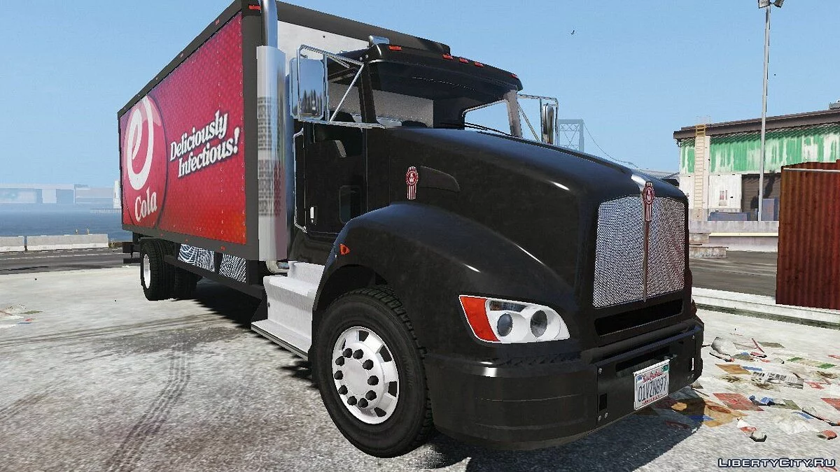 2012 Kenworth T440 Box / Flatbed Truck [Template] 1.0 / GTA 5