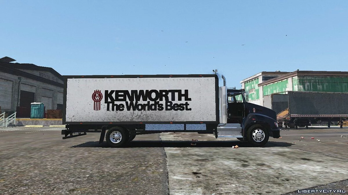 2012 Kenworth T440 Box / Flatbed Truck [Template] 1.0 / GTA 5